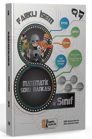 İsem 8. Sınıf LGS Farklı İsem Matematik Soru Bankası İsem Yayınları