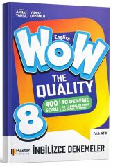 Master Publishing English 8 LGS WOW The Quality 40 Deneme Master Publishing