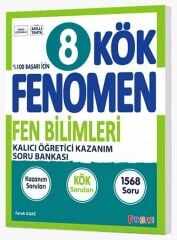 Fenomen Okul 8. Sınıf Fen Bilimleri KÖK Maarif Modeli Soru Bankası Fenomen Okul Yayınları