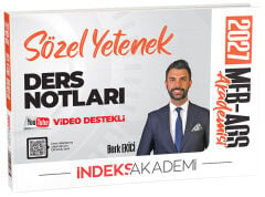 İndeks Akademi 2027 MEB-AGS Akademisi Sözel Yetenek Video Ders Notları - Berk Ekici İndeks Akademi Yayıncılık