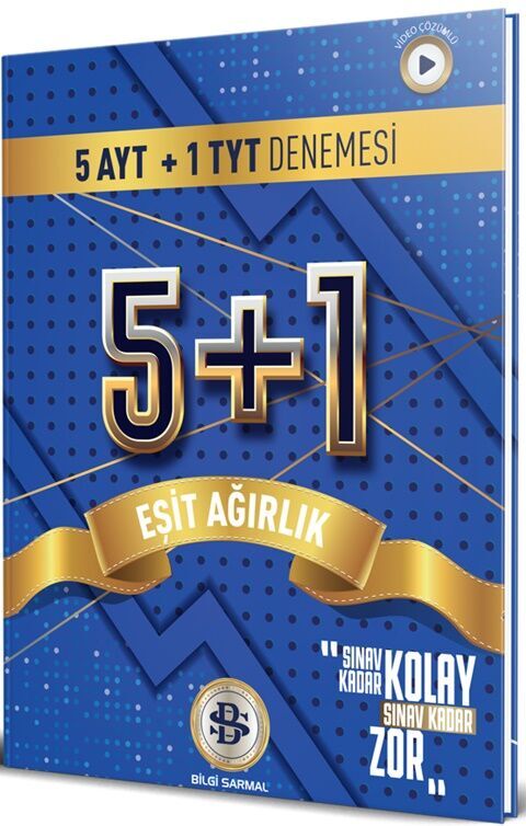 Bilgi Sarmal YKS TYT AYT Eşit Ağırlık 5+1 Deneme Bilgi Sarmal Yayınları