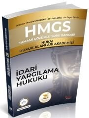 Savaş HMGS HUKAL Hukuk Alanları Akademisi İdari Yargılama Hukuku Soru Bankası Çözümlü - Mustafa Karadeniz Savaş Yayınları