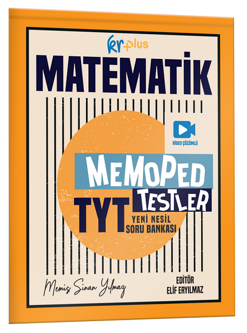KR Akademi YKS TYT Matematik Memoped Testler Soru Bankası KR Akademi Yayınları