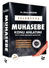 4T Yayınları KPSS A Grubu Muhasebe Felekiyye Konu Anlatımı 12. Baskı - Alican Dovletov 4T Yayınları