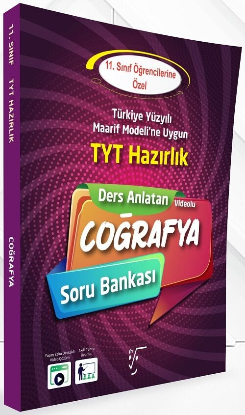 Karekök 11. Sınıf TYT Coğrafya Ders Anlatan Soru Bankası Karekök Yayınları