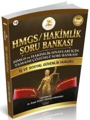 Savaş 2026 HUKAL HMGS Hakimlik İş ve Sosyal Güvenlik Hukuku Soru Bankası Çözümlü - Mustafa Karadeniz Savaş Yayınları