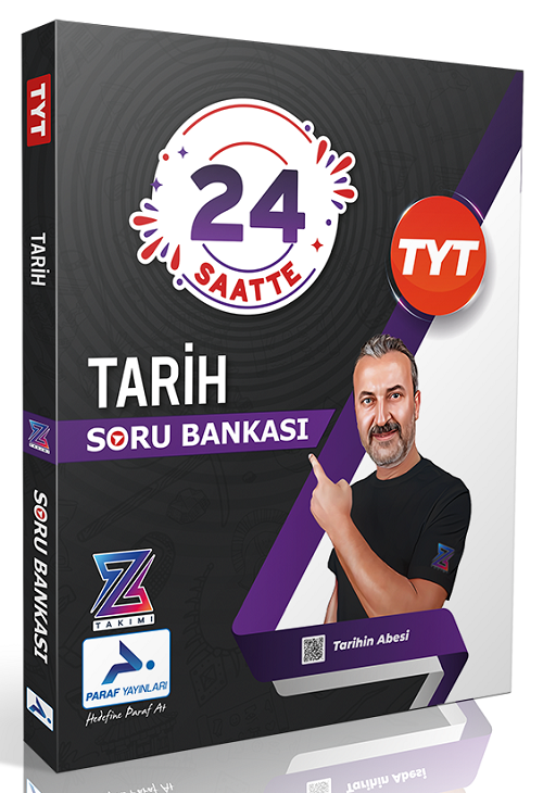 Paraf YKS TYT Z Takımı Tarihin Abesi 24 Saatte Soru Bankası - Mehmet Celal Özyıldız Paraf Yayınları