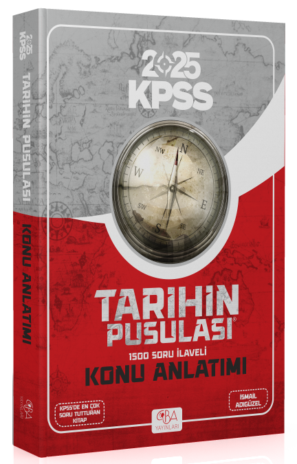 SÜPER FİYAT - CBA Yayınları 2025 KPSS Tarihin Pusulası Konu Anlatımı - İsmail Adıgüzel CBA Yayınları