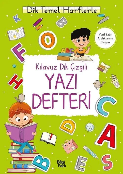 Kılavuz Dik Çizgili Yazı Defteri Büyük Boy Bilgipark Yayınları