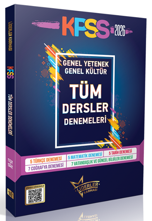 Liderler Karması 2026 KPSS Genel Yetenek Genel Kültür 29 Deneme Çözümlü Liderler Karması