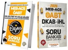 TKM Akademi + Yönerge 2025 ÖABT MEB-AGS Din Kültürü ve Ahlak Bilgisi Dejavu Soru Bankası 2 li Set TKM Akademi + Yönerge Yayınları