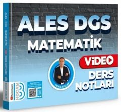 SÜPER FİYAT - Benim Hocam ALES DGS Matematik Video Ders Notları - Deniz Atalay Benim Hocam Yayınları