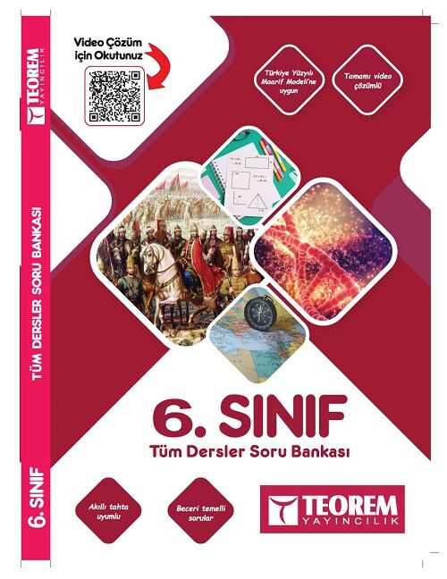 Teorem 6. Sınıf Tüm Dersler Soru Bankası Teorem Yayınları