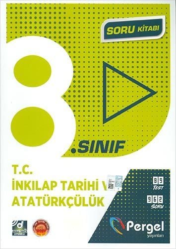 Pergel 8. Sınıf TC İnkılap Tarihi ve Atatürkçülük Soru Kitabı Pergel Yayınları