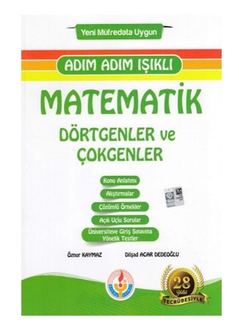 SÜPER FİYAT - Bilal Işıklı Matematik Dörtgenler ve Çokgenler Adım Adım Işıklı Bilal Işıklı Yayınları