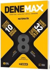 Hız Yayınları 8. Sınıf Matematik Denemax 10 lu Akıllı Deneme Hız Yayınları