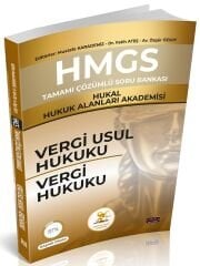 Savaş HMGS HUKAL Hukuk Alanları Akademisi Vergi Usul, Vergi Hukuku Soru Bankası Çözümlü - Mustafa Karadeniz Savaş Yayınları