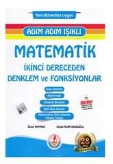 SÜPER FİYAT - Bilal Işıklı Matematik İkinci Dereceden Denklem ve Fonksiyonlar Adım Adım Işıklı Bilal Işıklı Yayınları