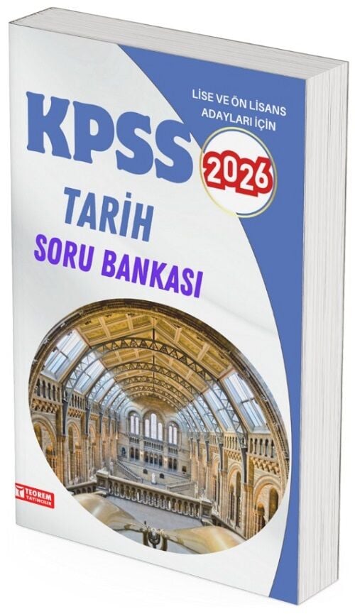 Teorem 2026 KPSS Lise Ön Lisans Tarih Soru Bankası Teorem Yayıncılık
