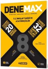 Hız Yayınları 8. Sınıf TC İnkılap Tarihi ve Atatürkçülük Denemax 20 li Akıllı Deneme Hız Yayınları