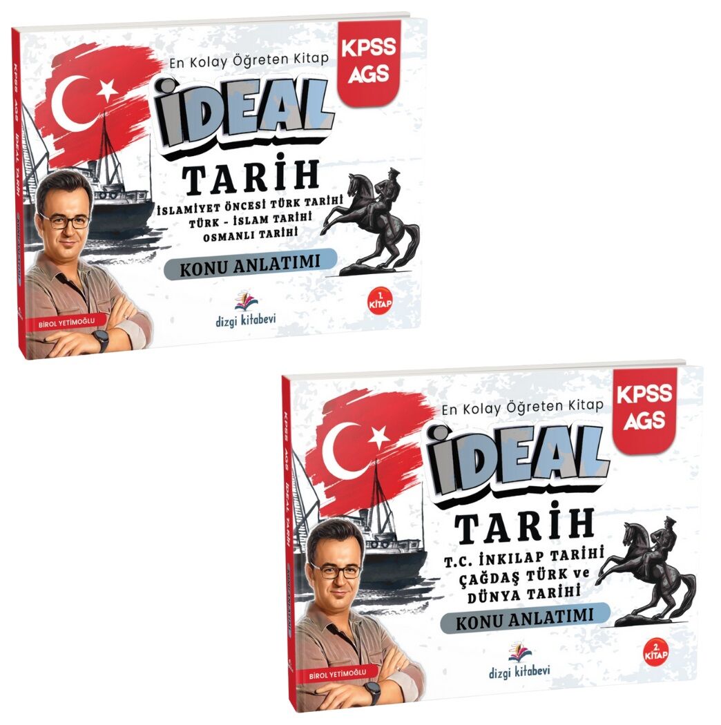 ÖN SİPARİŞ - Dizgi Kitap 2026 KPSS MEB-AGS İdeal Tarih Konu Anlatımı Set - Birol Yetimoğlu Dizgi Kitap Yayınları