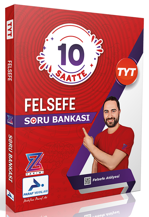 Paraf YKS TYT Felsefe Atölyesi Z Takımı 10 Saatte Soru Bankası - Erdal Aydemir Paraf Yayınları