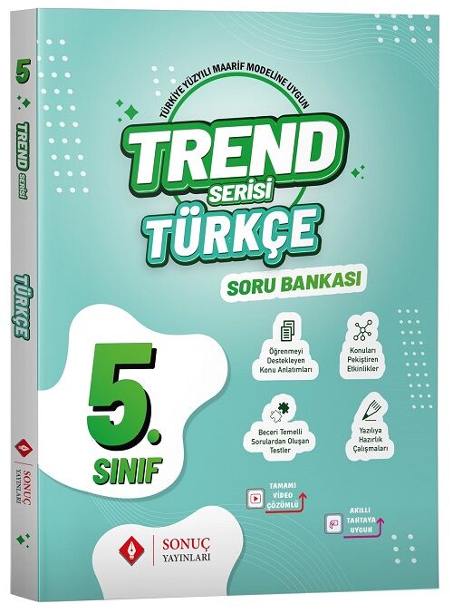 Sonuç 5. Sınıf Türkçe Trend Soru Bankası Sonuç Yayınları
