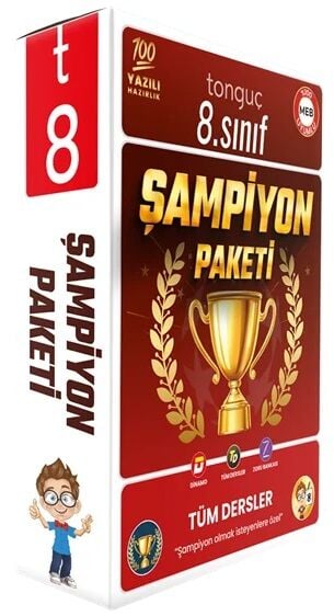 Tonguç 8. Sınıf Tüm Dersler Şampiyon Paketi Tonguç Akademi