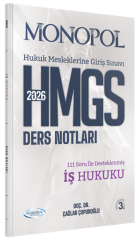 Monopol 2026 HMGS İş Hukuku Ders Notları 3. Baskı - Çağlar Çopuroğlu Monopol Yayınları
