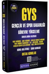 Pegem 2026 GYS Gençlik ve Spor Bakanlığı Ortak Konular Konu Anlatımlı Soru Bankası Görevde Yükselme Pegem Akademi Yayınları