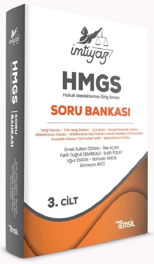 Temsil İMTİYAZ HMGS Soru Bankası 3. Cilt - Emek Sultan Özkan Temsil Kitap Yayınları