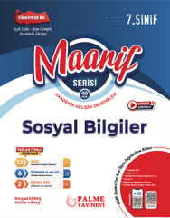 Palme 7. Sınıf Sosyal Bilgiler Maarif Haftalık Denemeler Palme Yayınları