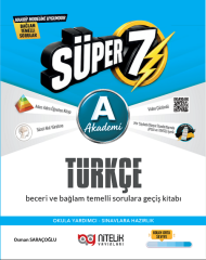 Nitelik 7. Sınıf Türkçe Süper A Akademi Maarif Modeli Soru Kitabı Nitelik Yayınları