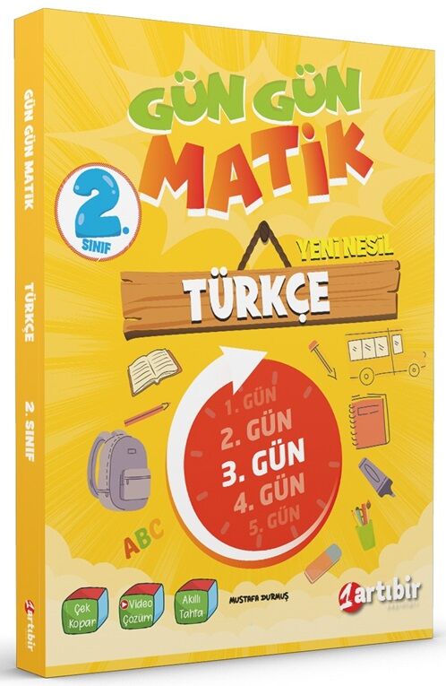 Artıbir 2. Sınıf Türkçe Gün Gün Matik Soru Bankası Artıbir Yayınları