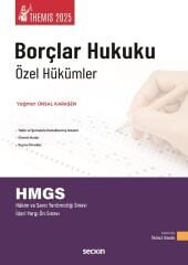 Seçkin 2025 THEMİS HMGS Hakimlik İYÖS Borçlar Hukuku Özel Hükümler Konu Kitabı 2. Baskı - Yağmur Ünsal Karaşen Seçkin Yayınları