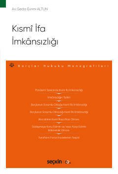 Seçkin Kısmi İfa İmkansızlığı - Seda Evrim Altun Seçkin Yayınları
