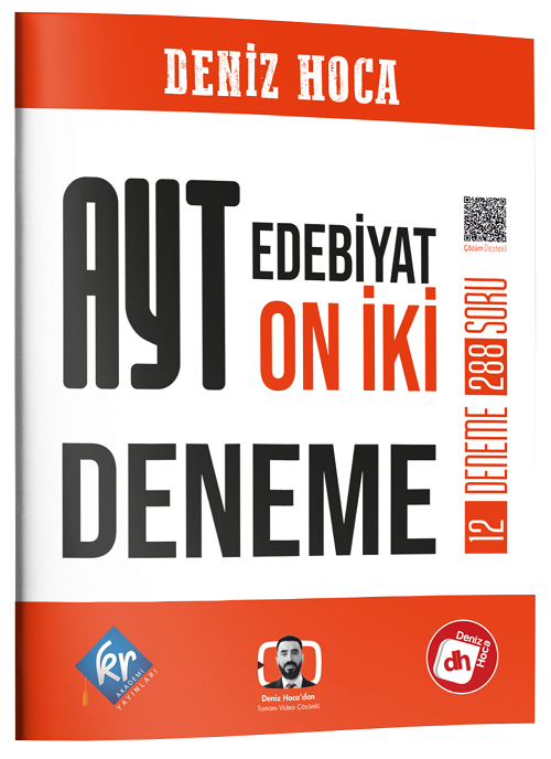 Deniz Hoca YKS AYT Edebiyat 12 Deneme Çözümlü - Deniz Bozkurt Deniz Hoca