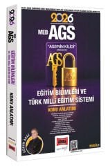 YENİ AGS - Yargı 2026 MEB-AGS nin Kilidi Eğitim Bilimleri Türk Milli Eğitim Sistemi Konu Anlatımlı Modül-1 - Gökhan Araz Yargı Yayınları