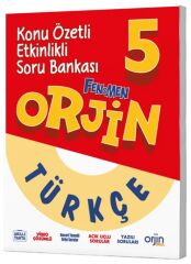 Orjin Okul 5. Sınıf Türkçe Orjin Konu Özetli Etkinlikli Soru Bankası Orjin Okul Yayınları