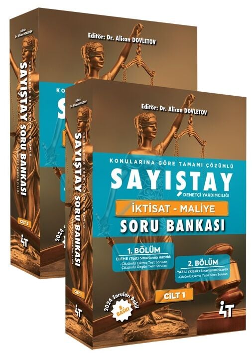 4T Yayınları Sayıştay Soru Bankası Seti Çözümlü 8. Baskı - Alican Dovletov 4T Yayınları