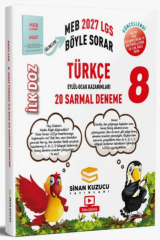 Sinan Kuzucu 2027 8. Sınıf LGS Türkçe İlk Doz Sarmal 20 Deneme Çözümlü Sinan Kuzucu Yayınları