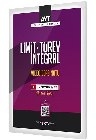 Marka YKS AYT Limit Türev İntegral Video Ders Notları Yektuğ Mat - Yasin Kara Marka Yayınları