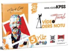 SÜPER FİYAT - Yargı 2023 KPSS Tarih 5Yüz Video Ders Notu - Mehmet Celal Özyıldız Yargı Yayınları