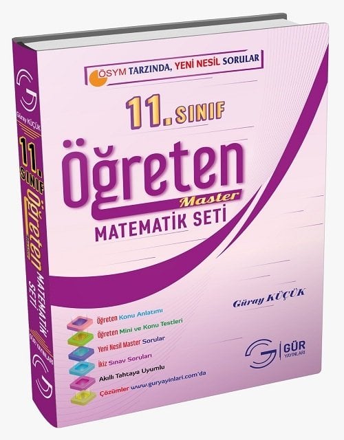 Gür 11. Sınıf Öğreten Master Matematik Seti Gür Yayınları