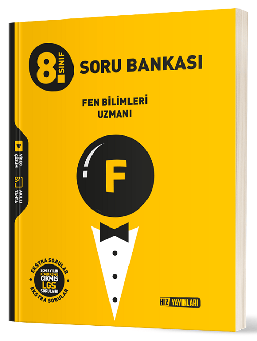 Hız Yayınları 8. Sınıf Fen Bilimleri Uzmanı Soru Bankası Hız Yayınları