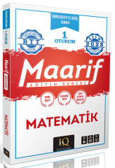 IQ Yayınları 2028 YKS TYT Matematik Maarif Eğitim Serisi 1. Oturum IQ Yayınları