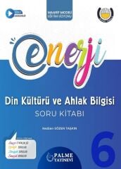 Palme 6. Sınıf Din Kültürü ve Ahlak Bilgisi Enerji Soru Kitabı Palme Yayınları