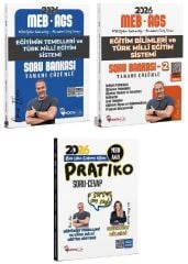 YENİ AGS - Hoca Kafası 2026 MEB-AGS Eğitimin Temelleri + Eğitim Bilimleri ve Türk Milli Eğitim Sistemi Soru Bankası + Pratiko Soru Cevap 3 lü Set - Ömer Ekici Hoca Kafası Yayınları