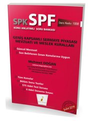 Pelikan SPK SPF 1002 Geniş Kapsamlı Sermaye Piyasası Mevzuatı ve Meslek Kuralları Konu Anlatımlı Soru Bankası Pelikan Yayınevi