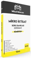 Temsil 2025 MÜLKİ MAKAM Mikro İktisat Soru Bankası Çözümlü Temsil Kitap Yayınları